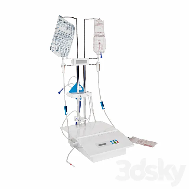 Apparatus for plasmapheresis 3DModel