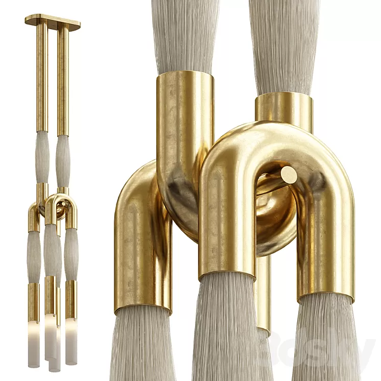 Apparatus Horsehair Pendant Light 3D Model Free