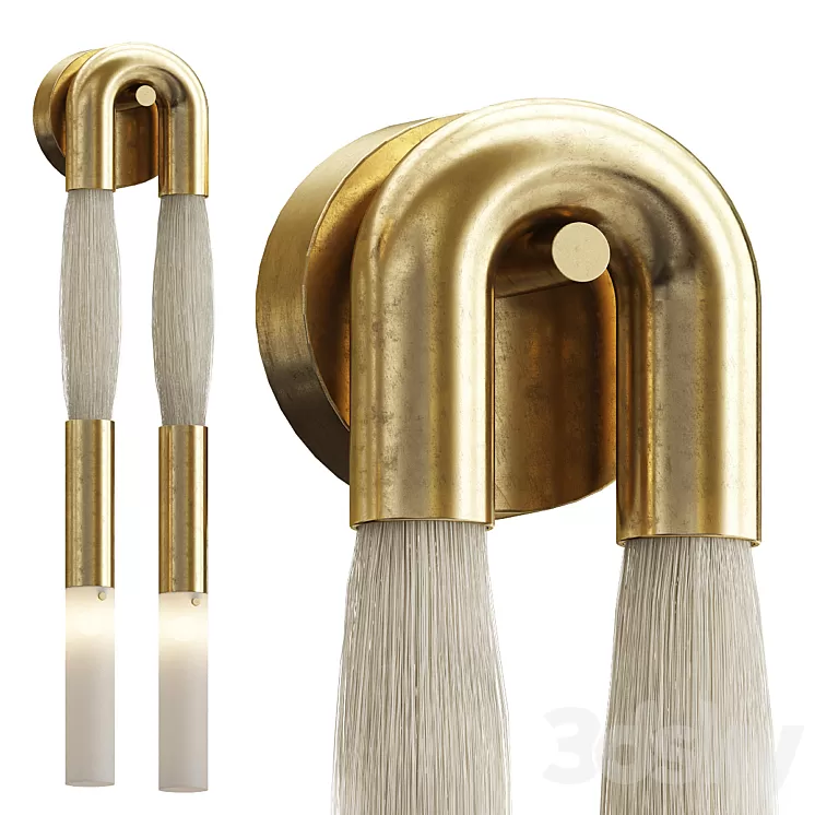 Apparatus Horsehair Wall Lamp 3D Model Free