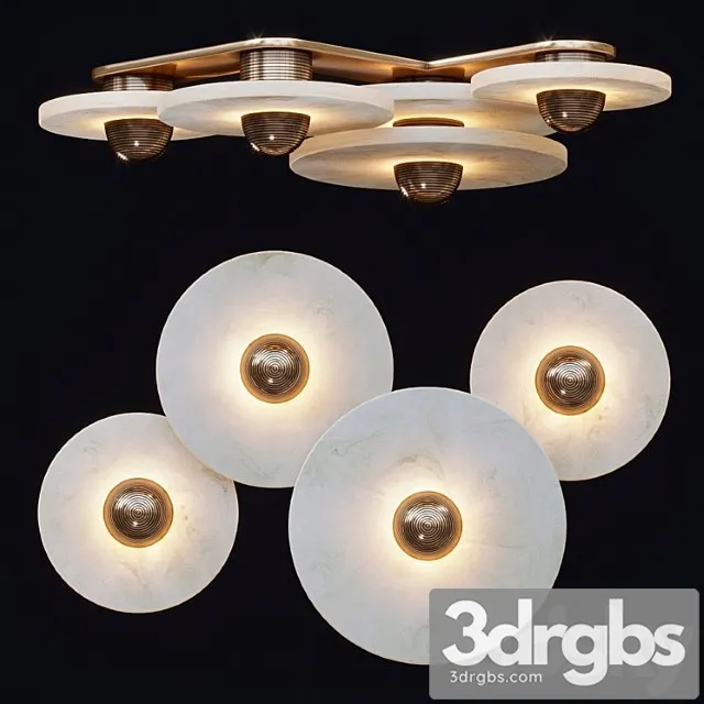 Apparatus median 4 ceiling mount 3D Model Free