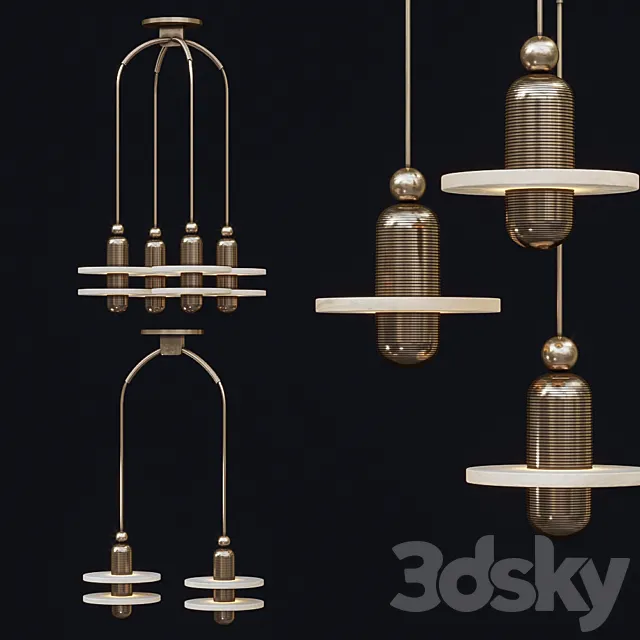 Apparatus Median pendant 3D Model