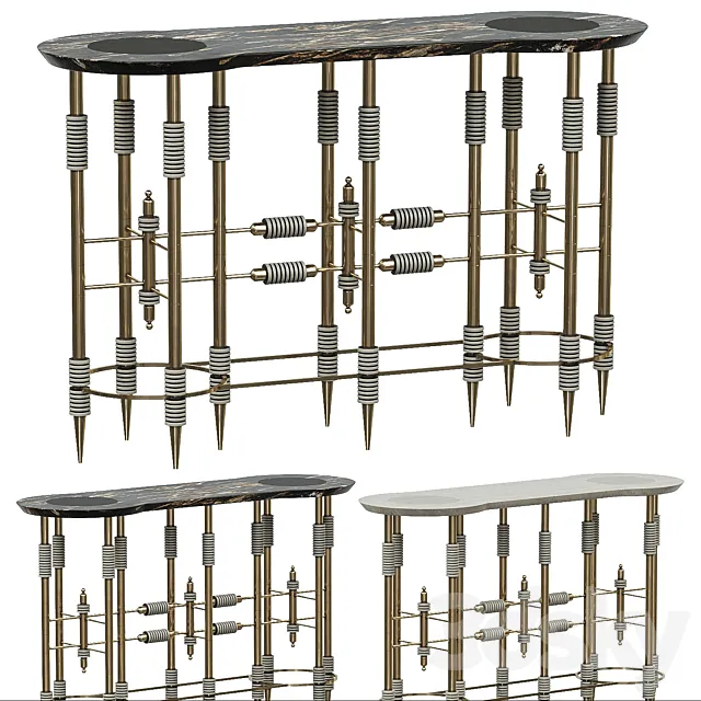 Apparatus Pars Console table 3D Model
