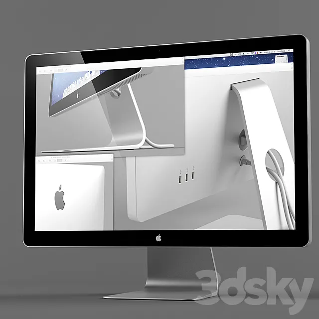 Apple Cinema Display 3DModel
