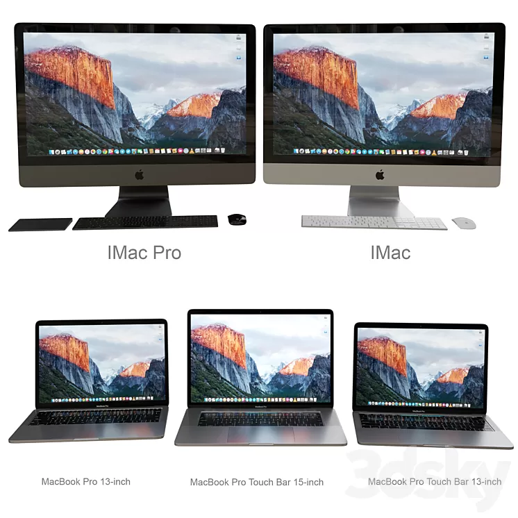 Apple collection 3D Model