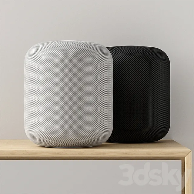 Apple HomePod 2017 3D Model