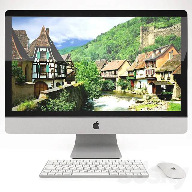 Apple iMAC 27 3D Model