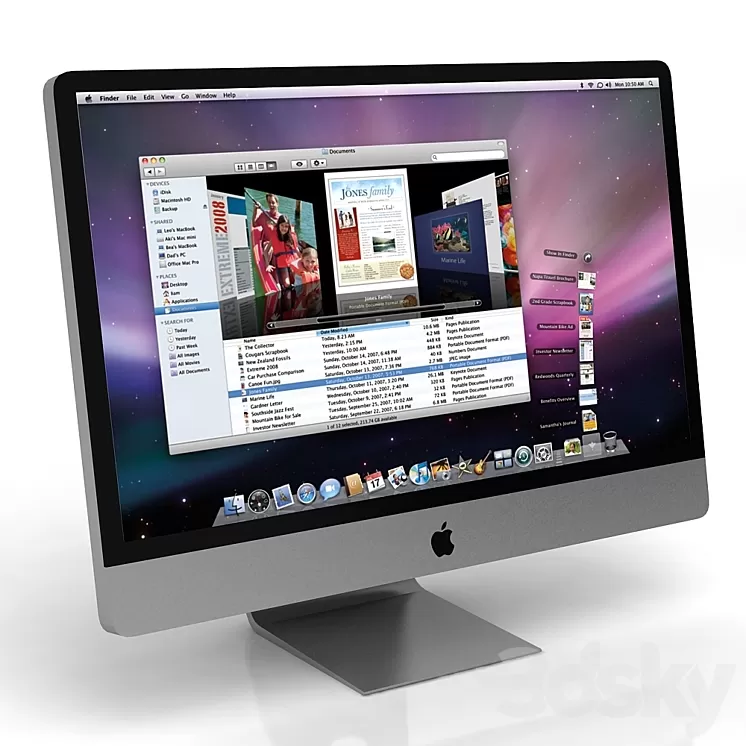 Apple iMac 3D Model