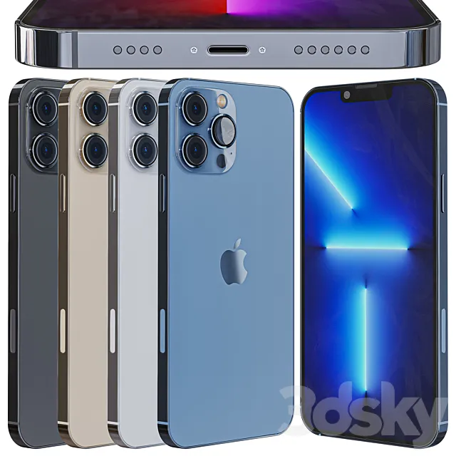 Apple Iphone 13 Pro Max 3D Model