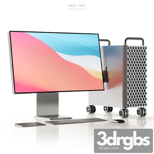 Apple Mac Pro 3D Model Free