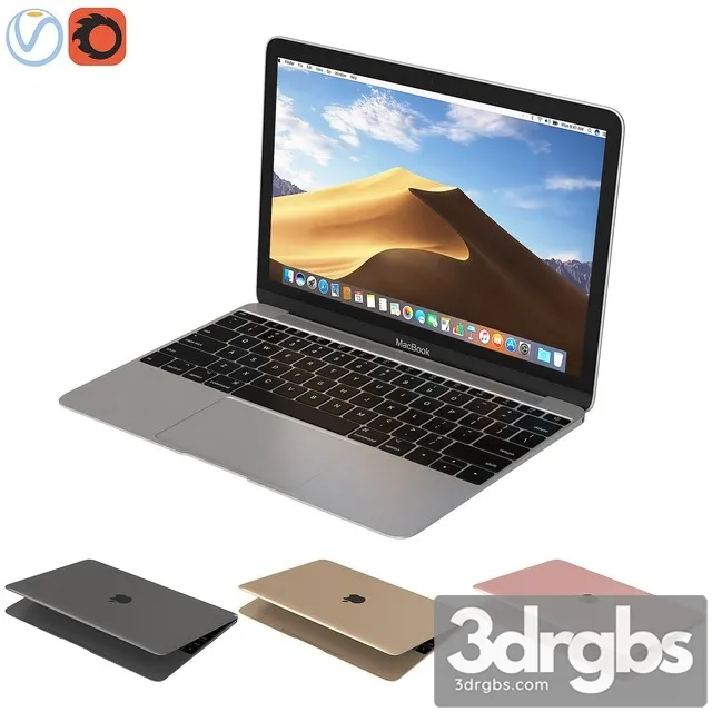 Apple MacBook 12 Inch 3D Model Free