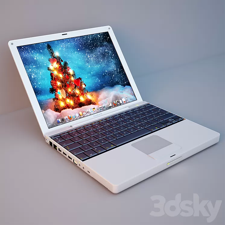 Apple PowerBook G4 12 ' 3D Model