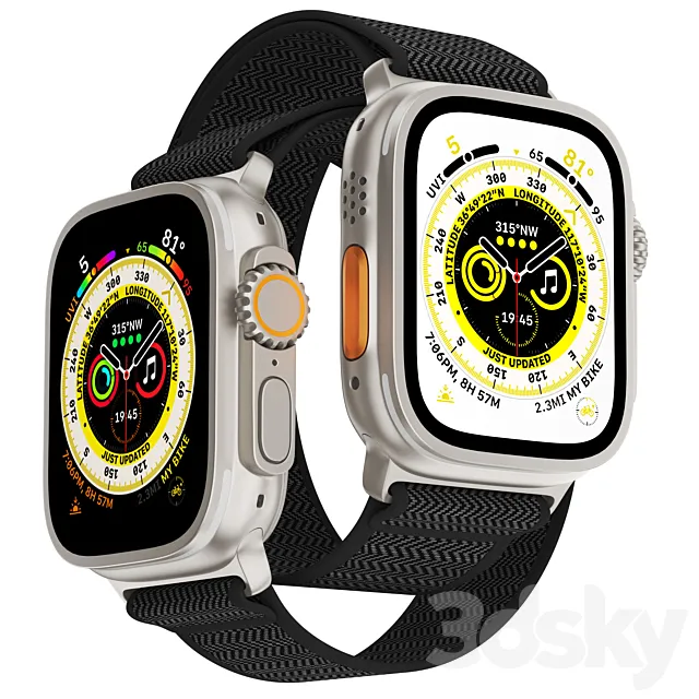 Apple Watch Ultra 3D Model