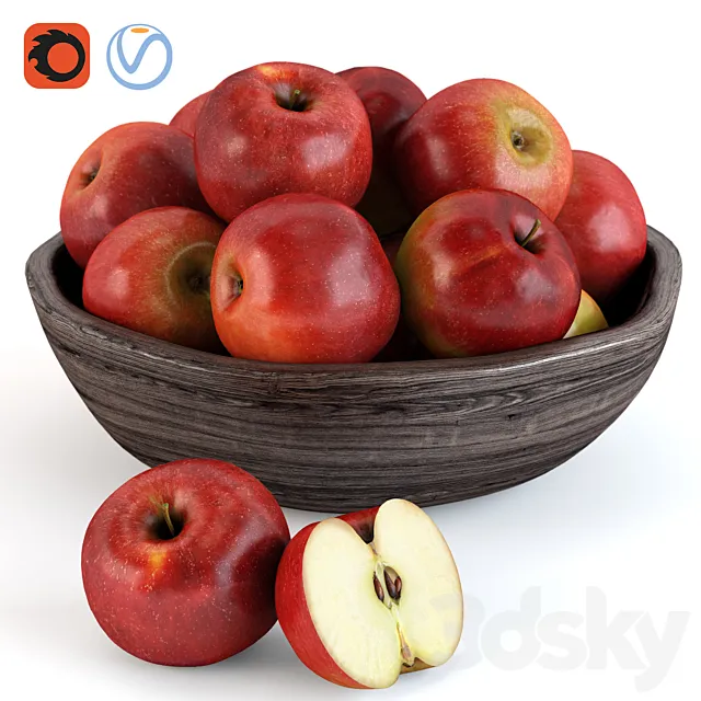 Apples (set-1) 3D Model