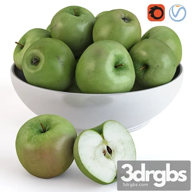 Apples (set-2) 3D Model Free