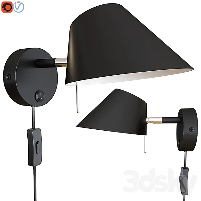 Applique Office _ Métal - Orientable - Frandsen 3D Model