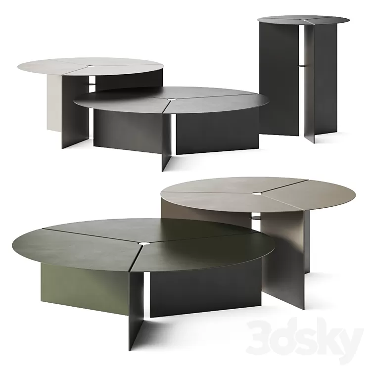 April Furniture Peace Coffee Tables 3D Model Free
