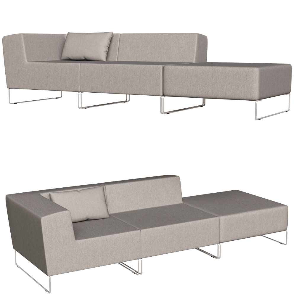 April furniture - Sofa Set Jam 3D Model