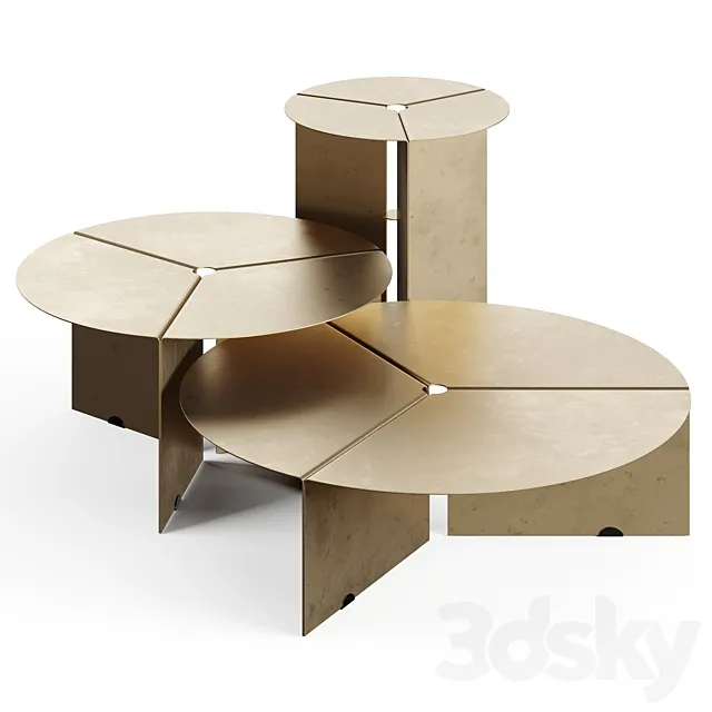 April Peace 2023 Metal Table 3D Model