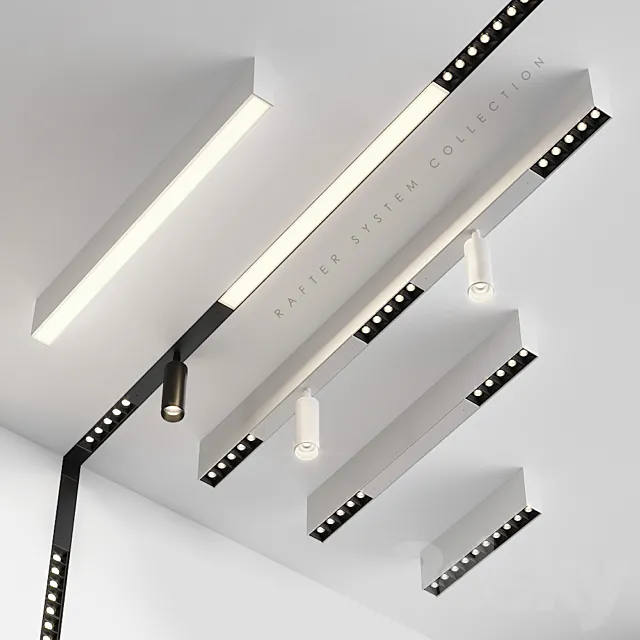 AQForm Rafter System Collection 3D Model