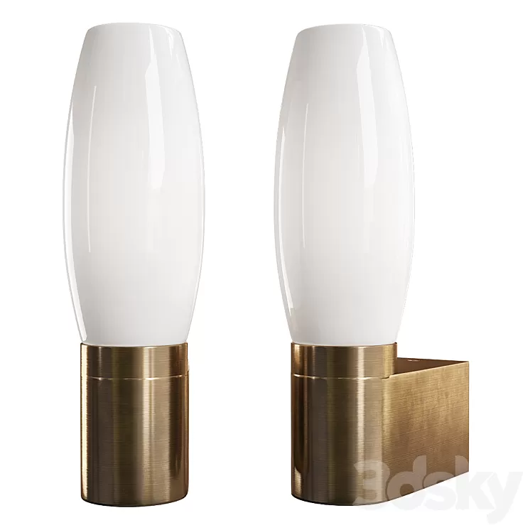 Aqua bastone arte lamp 3D Model