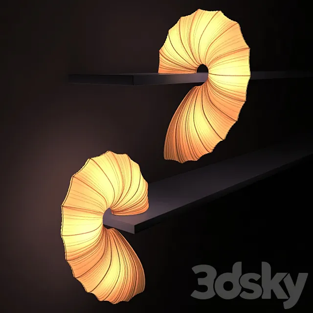 Aqua Creations SameSame Shelf Lamp 3D Model
