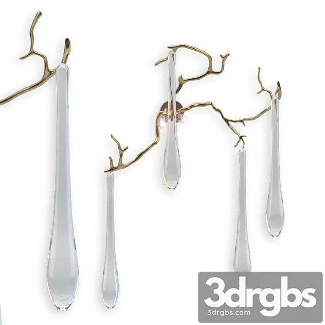 Aqua wall sconce 3D Model Free