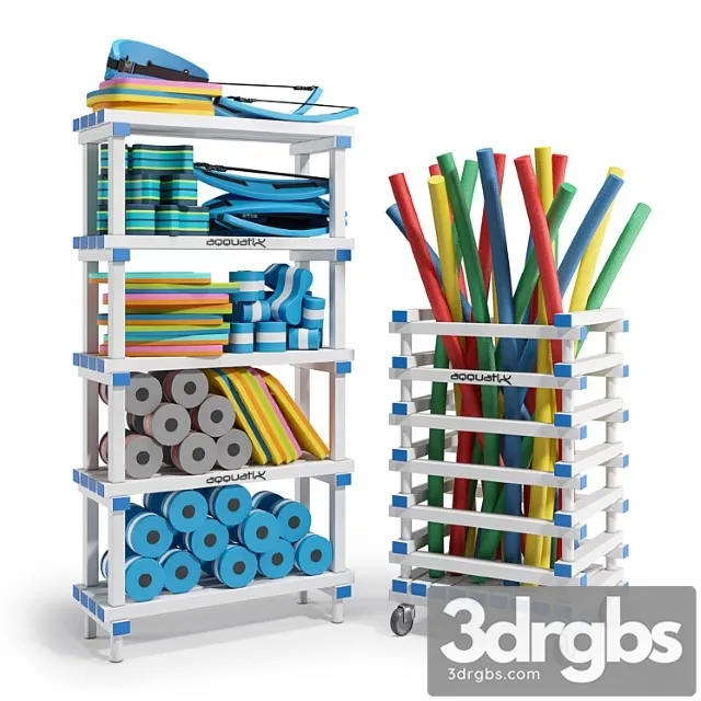 Aquafitness equipment 3D Model Free