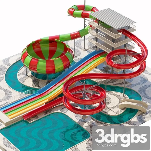 Aquapark 3D Model Download