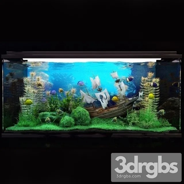 Aquarium 03 3D Model Free