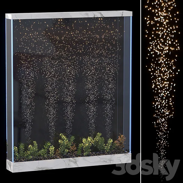 aquarium bubble wall 3D Model