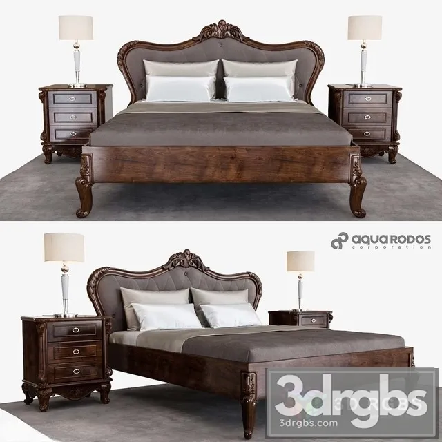 Aquarodos Bed 3D Model Free