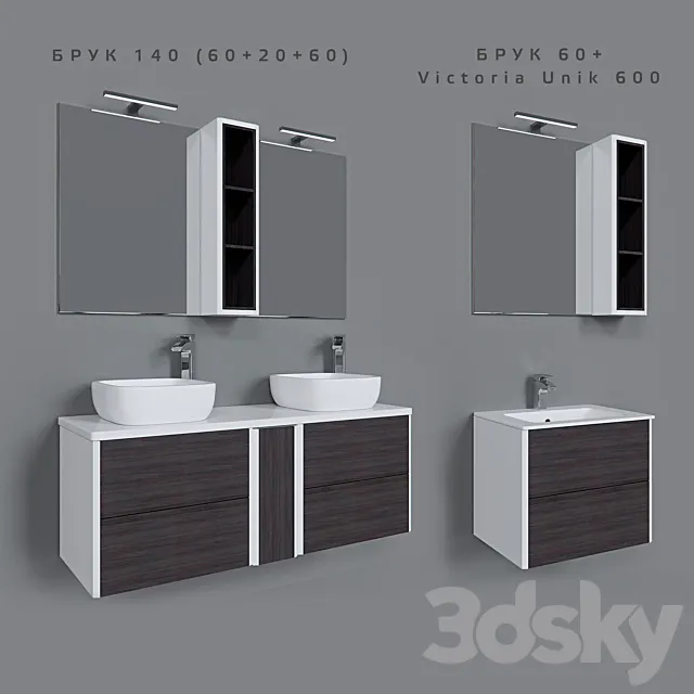 Aquaton Brook 60 and Brook 140 3D Model