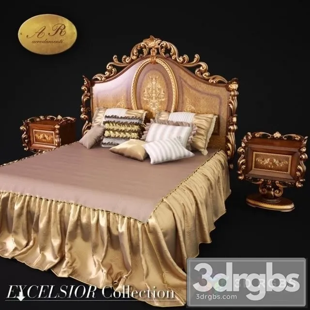 AR Arredamenti Srl Excelsior Bed 3D Model Free