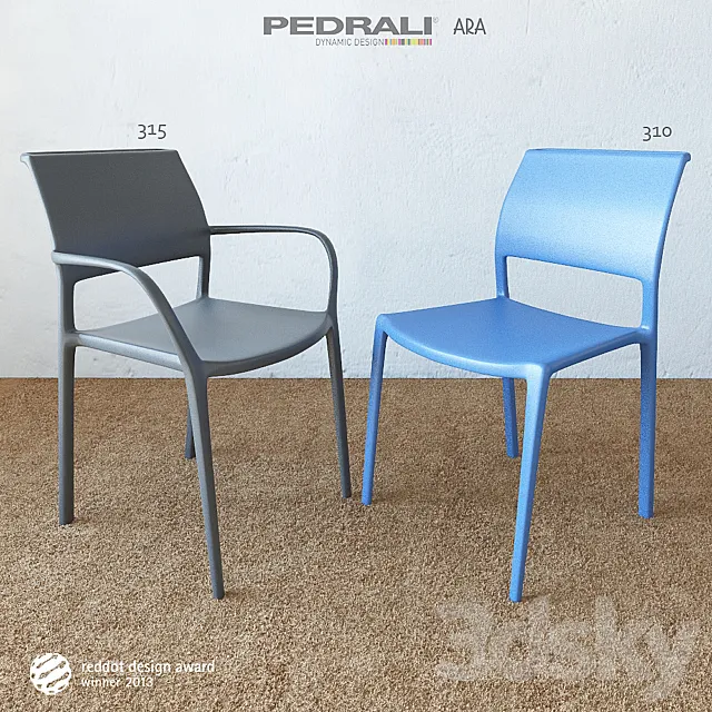 ARA chair 310- 315 3D Model