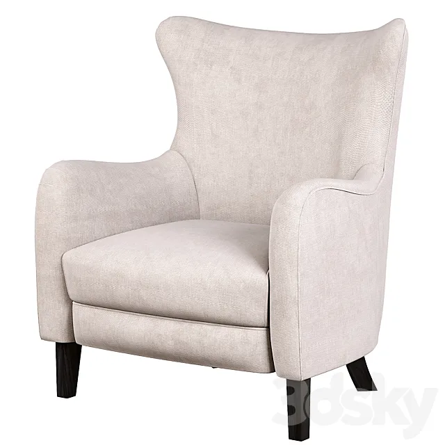 ARABELLA club chair 3D Model
