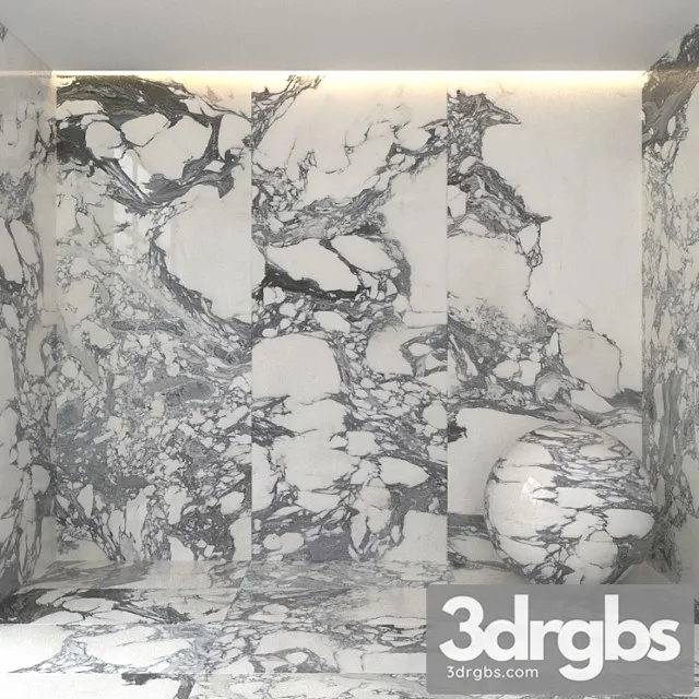 Arabescato marble 3D Model Free