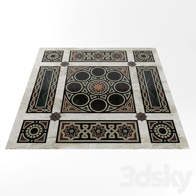 Arabic Floor 3D Model