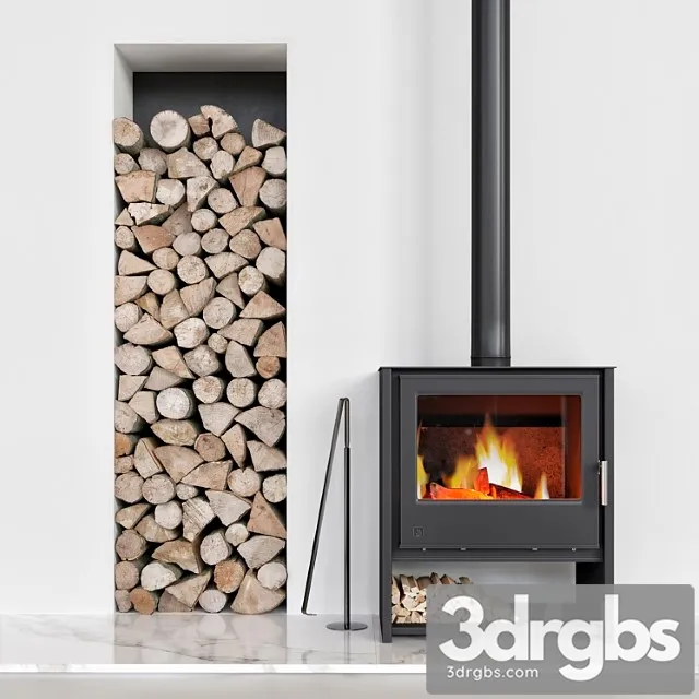 Arada i600 fireplace 3D Model Free