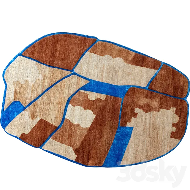 Aran Baxter Rug 3D Model