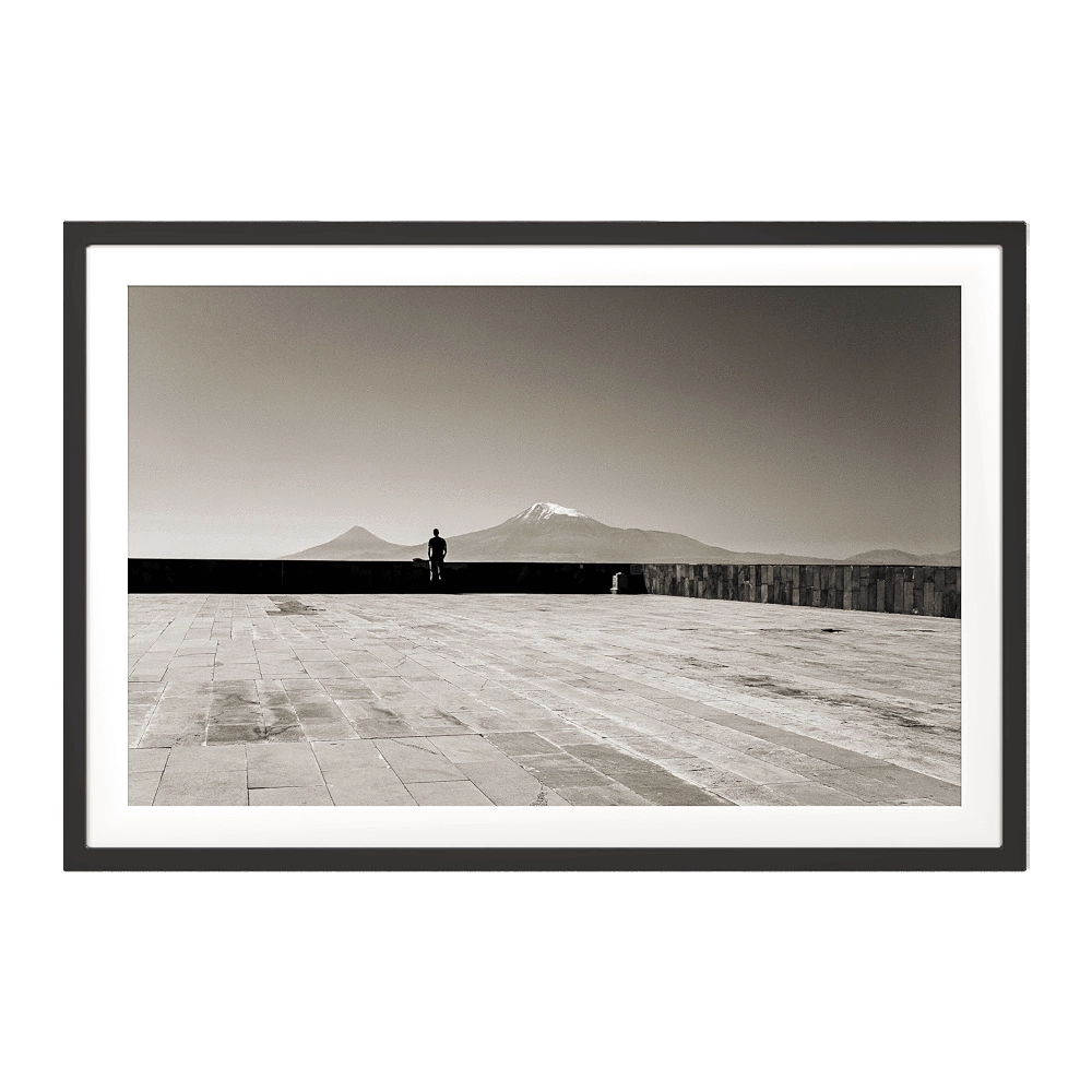 ArArArt - Picture #023 Ararat and Yerevan in b&w 3D Model