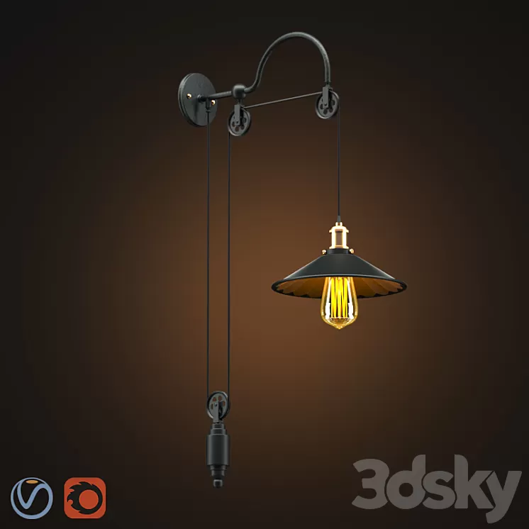 ARB / CONE 20TH C.FACTORY FILAMENT BRA REFLECTOR 3D Model