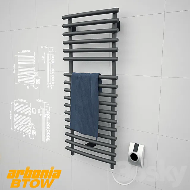 ARBONIA BAGNOTHERM OVAL WATT BTOW 3D Model