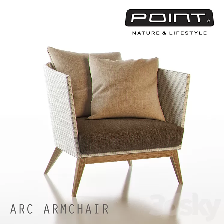ARC Outdoor Armchair - POINT 3D Model