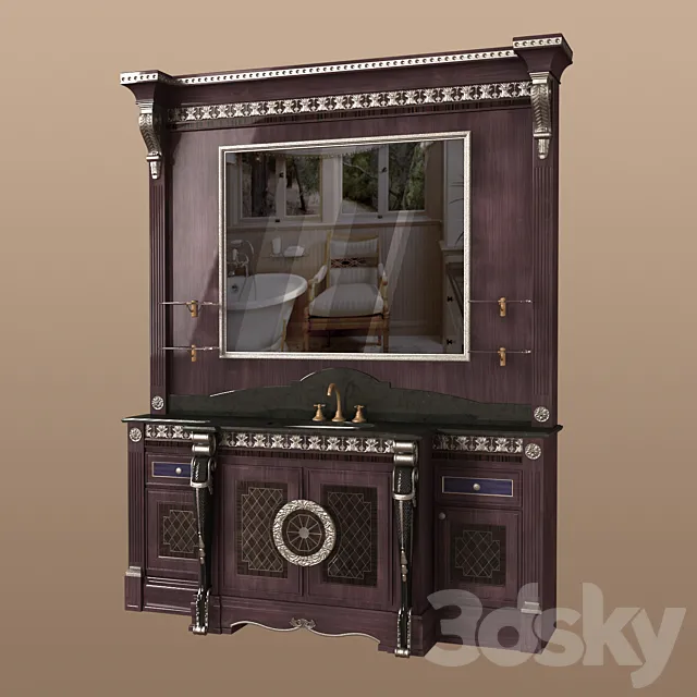 Arca Bathroom> Master 3D Model