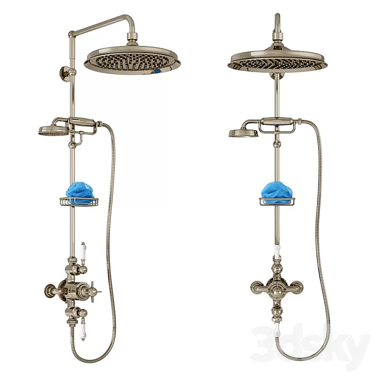 Arcade Avon exposed thermostatic shower valve 3D Model