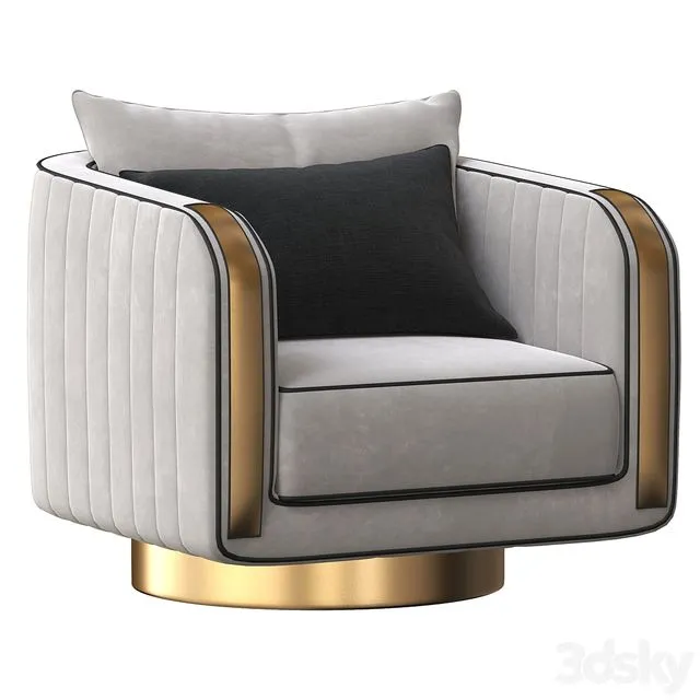 Arcahorn SWIVEL ARMCHAIR 3D Model