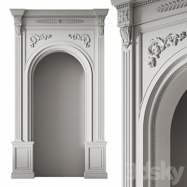 Arch 06. Classic 3D Model