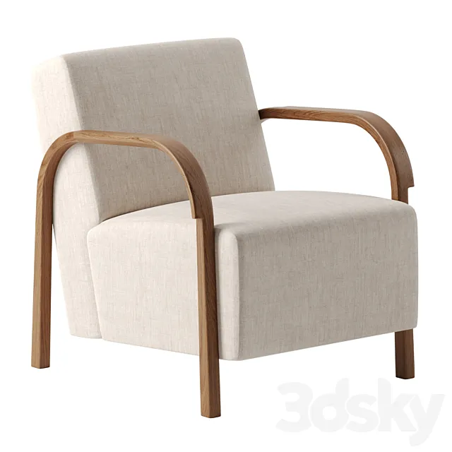 Arch chair by MAZO 3D Model