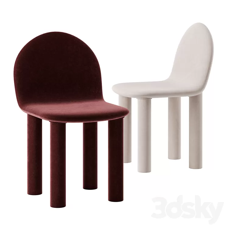 Arch chair by Sarah Ellison 3D Model Free