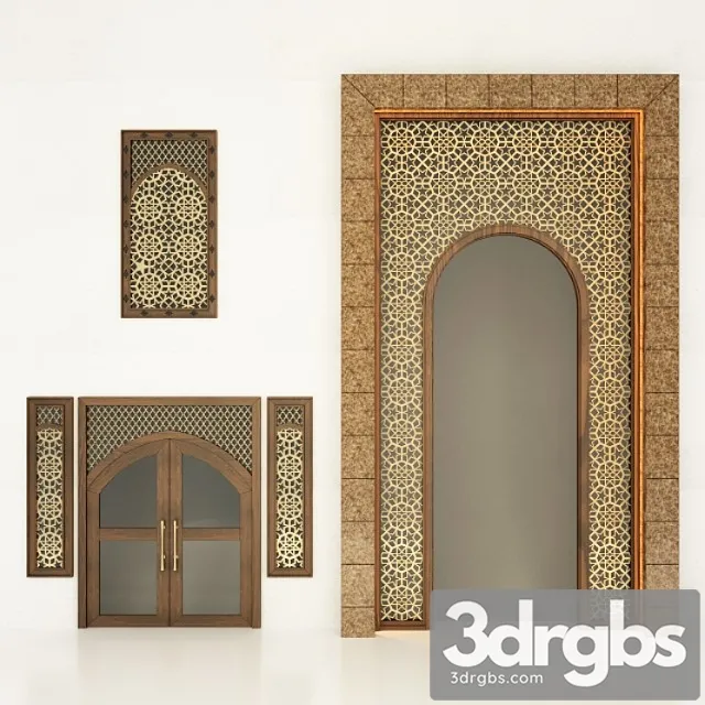 Arch In Geometry Ornament 3D Model Download